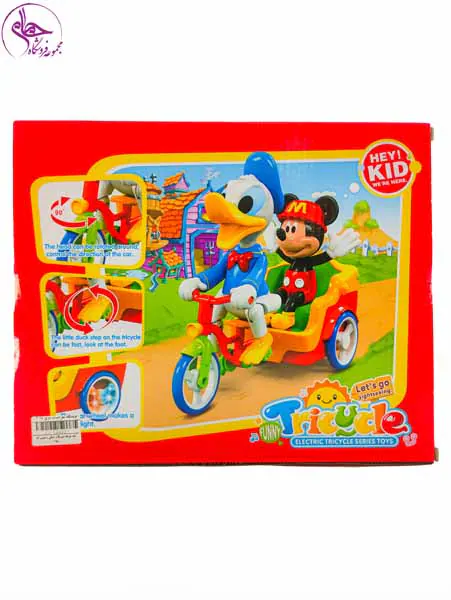 سه چرخه موزیکال میکی و موس کد 698